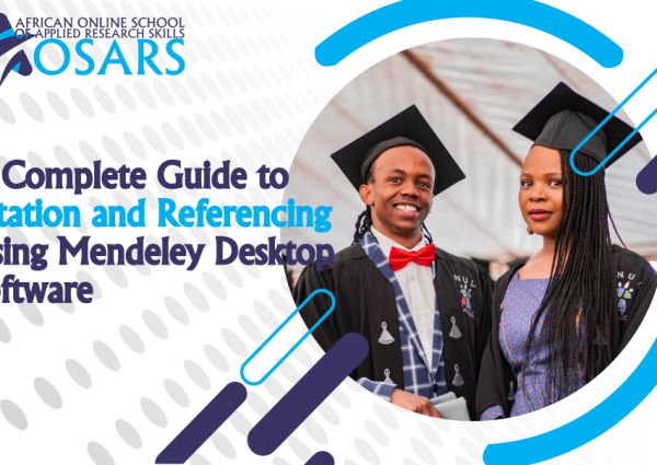 A Complete Guide to Citation and Referencing Using Mendeley Desktop Software