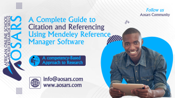 A Complete Guide to Citation and Referencing Using Mendeley Reference Manager
