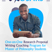 One-on-One Research Proposal Writing Coaching Program for Master of Philosophy Students