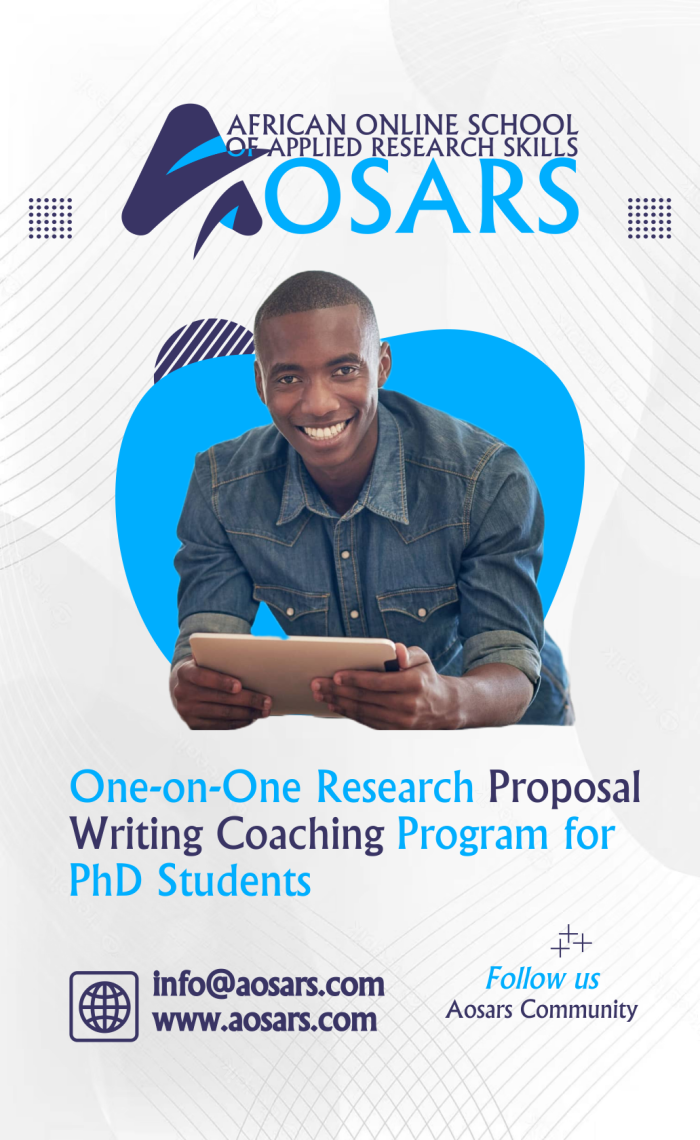 One-on-One Thesis Writing Coaching Program for PhD Students