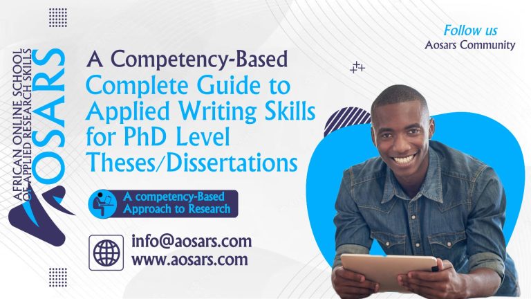 A Complete Guide to Applied Writing Skills for PhD level Theses/Dissertations