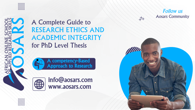 A Complete Guide to Research Ethics and Academic Integrity (Including Plagiarism Prevention, AI-Generated Content Detection, and Navigating Turnitin Output) for PhD Level Thesis with Ethical AI Use